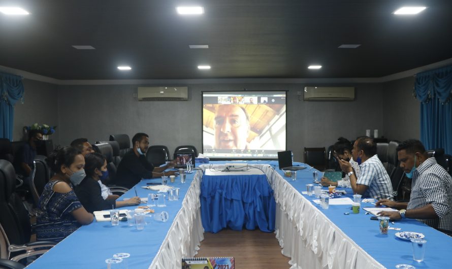 Realizada reunião via teleconferência entre a Equipa Técnica do Projeto da Cidade Universitária de Aileu e a empresa BERNABAD