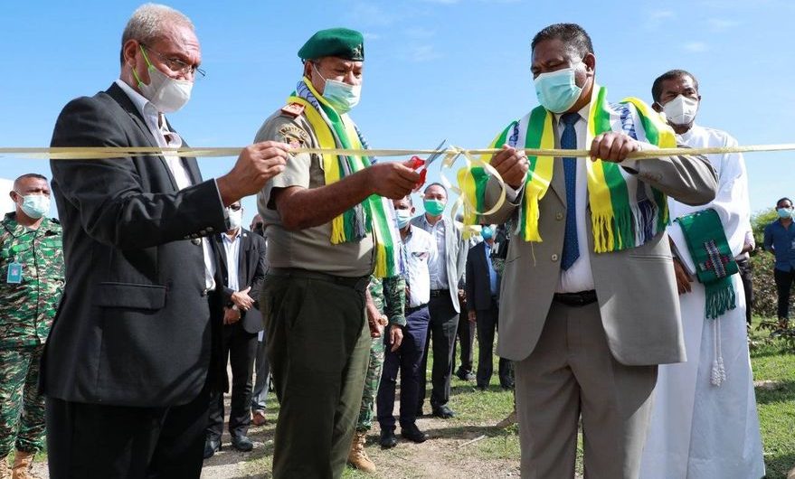 His Excellency Minister of Higher Education, Science and Culture  participated in the launching of Groundbreaking  for the João Saldanha University Building in Usleu, Hera.