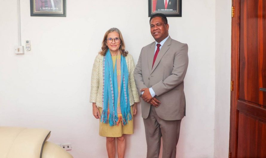 MESCC recebeu a Visita de Cortesia da Embaixadora de Portugal em Timor-Leste
