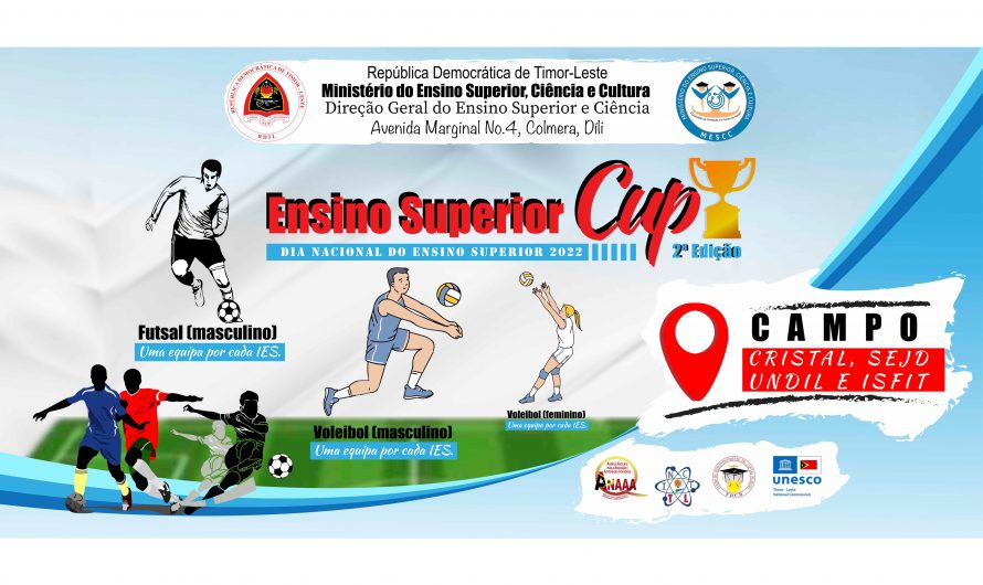 ABERTURA TAXA ENSINU SUPERIÓR CUP