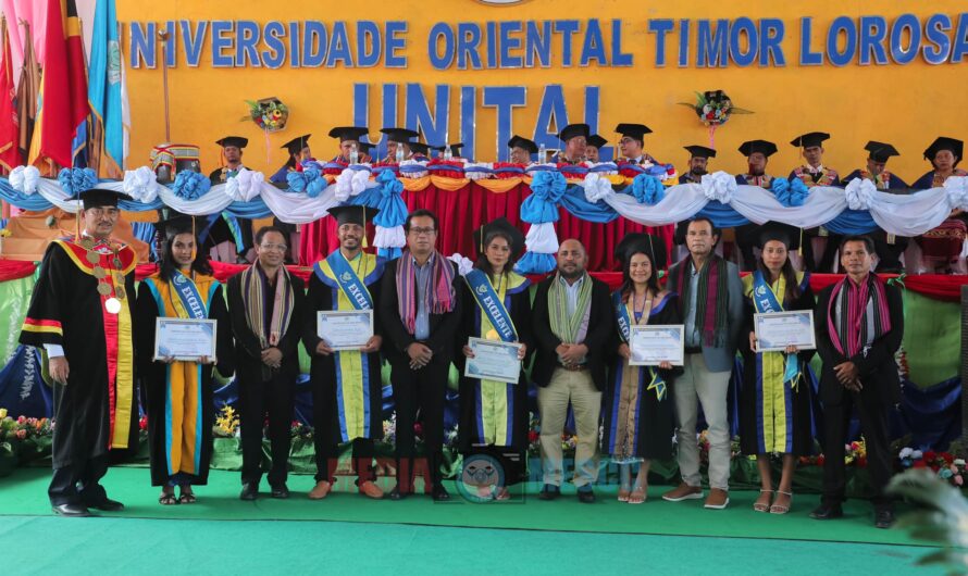 MINISTRU ENSINU SUPERIOR DR.JOSE HONÓRIO PARTISIPA SERIMÓNIA GRADUASAUN UNITAL