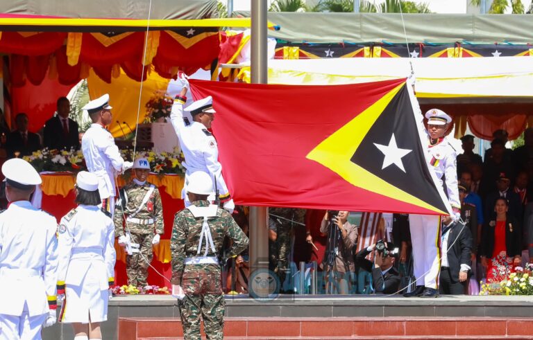 S.E. DR. JOSÉ HONÓRIO PARTICIPOU NA CELEBRAÇÃO DO ANIVERSÁRIO DA RESTAURAÇÃO DA INDEPENDÊNCIA DA RDTL