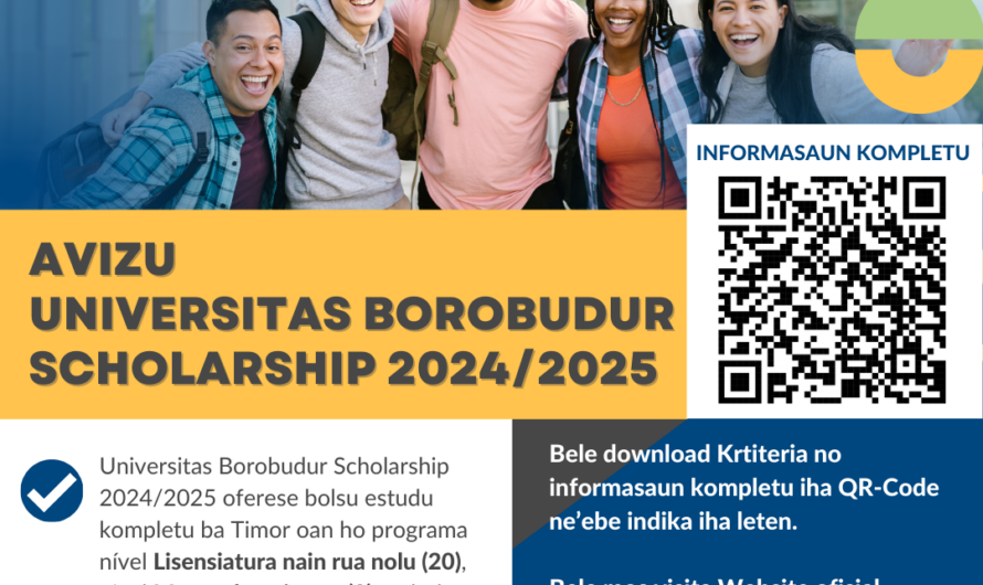 AVIZU – UNIVERSITAS BOROBUDUR SCHOLARSHIP 2024/2025