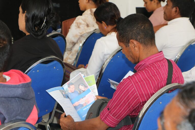 PHOTO RELEASE – DISSEMINATION ABOUT ACCESS TO  UNTL AND IPB IN MANUFAHI  