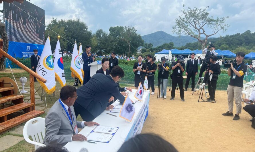 H.E. THE MINISTER OF MESCC PARTICIPATES IN THE CELEBRATION OF HWPL’S 10TH ANNIVERSARY