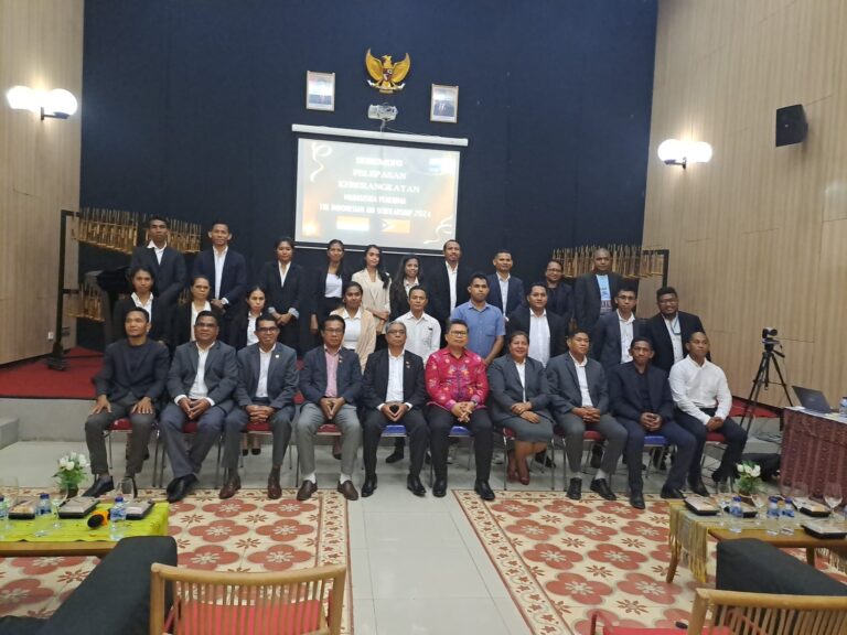 SUA EXCELÊNCIA O MINISTRO DO ENSINO SUPERIOR PARTICIPA DA DESPEDIDA DO BOLSEIROS DO PROGRAMA INDONESIA AID