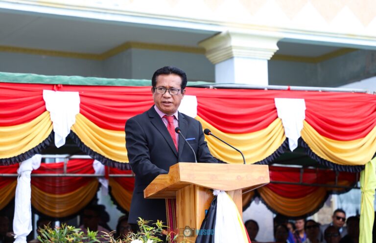  HIS EXELLENCY THE MINISTER OF HIGHER EDUCATION, SCIENCE, AND CULTURE PARTICIPATES IN THE CEREMONY CELEBRATING THE DAY OF THE POPULAR CONSULATION IN BAUCAU MUNICIPALITY
