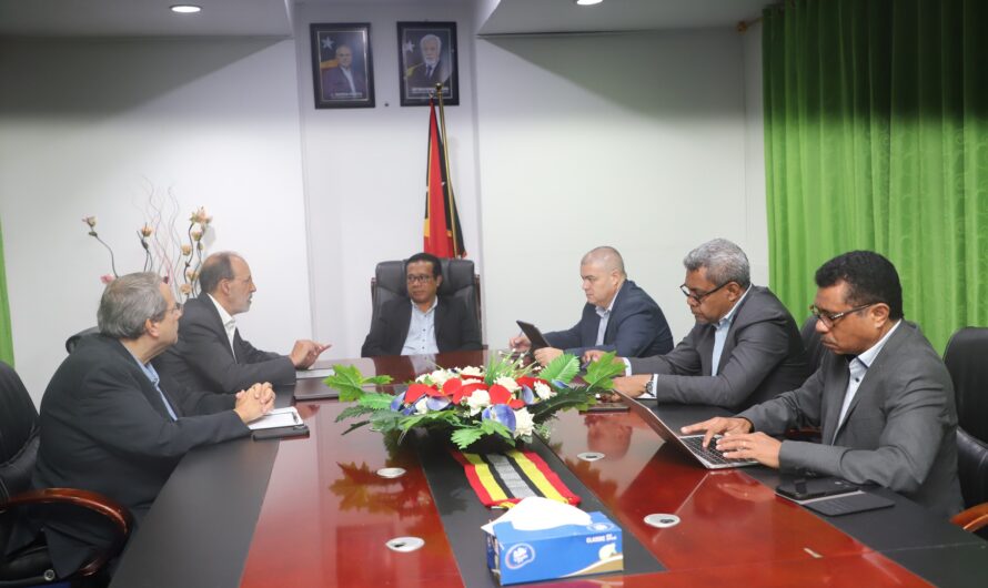 H.E. MINISTER OF MESCC HOLDS MEETING WITH THE DELEGATION FROM THE UNVERSITY OF MINHO, PORTUGAL