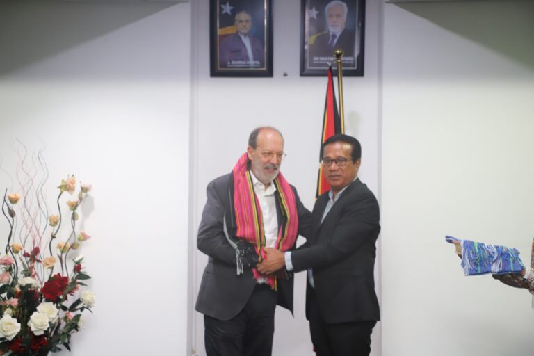 S. EXA MINISTRO MESCC RECEBE AUDIÊNCIA COM A DELEGAÇÃO DA UNIVERSIDADE DO MINHO,PORTUGAL