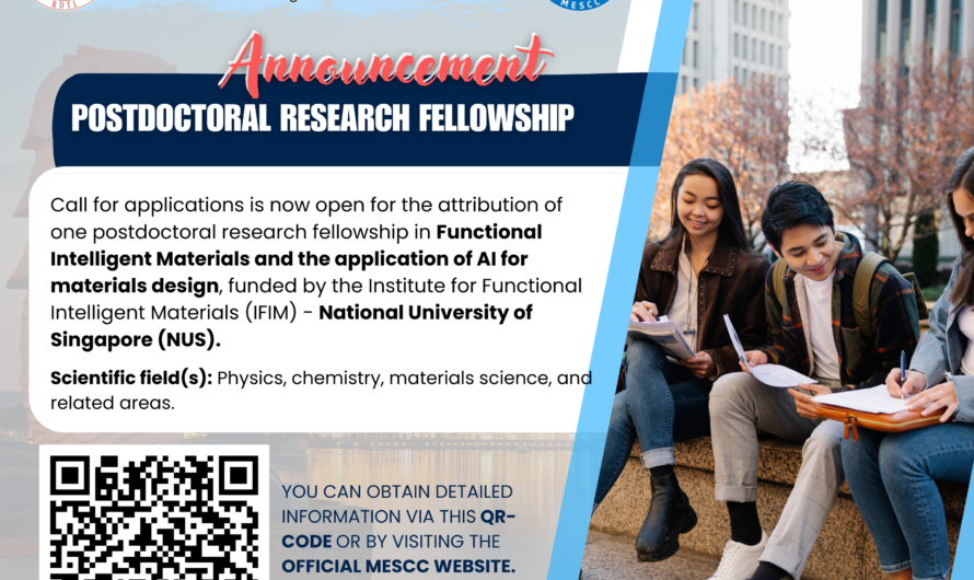 ANNOUNCEMENT: POSTDOCTORAL RESEARCH FELLOWSHIP