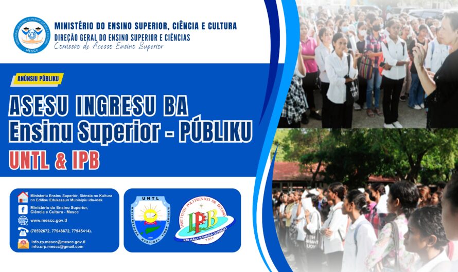 ASESU INGRESU BA ENSINU SUPERIOR PÚBLIKU (UNTL & IPB)