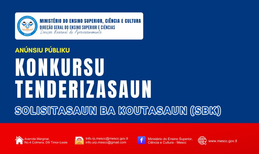 KONKURSU TENDERIZASAUN